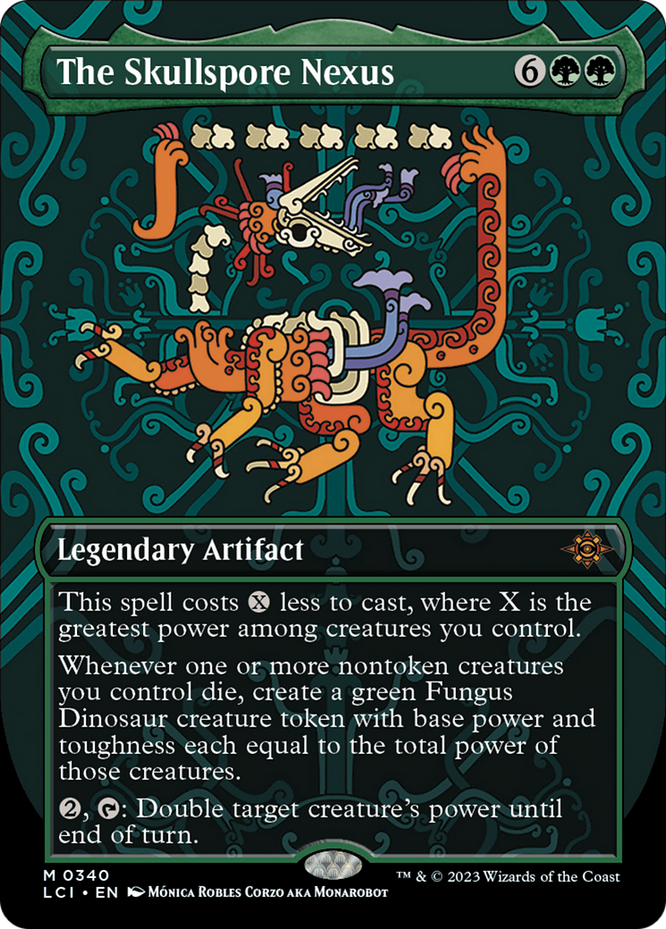 The Skullspore Nexus (Borderless) (LCI-340) - The Lost Caverns of Ixalan - Magic The Gathering