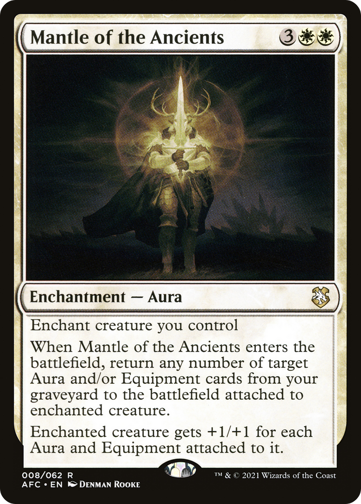 Mantle of the Ancients (AFC-008) - Forgotten Realms Commander - Magic The Gathering