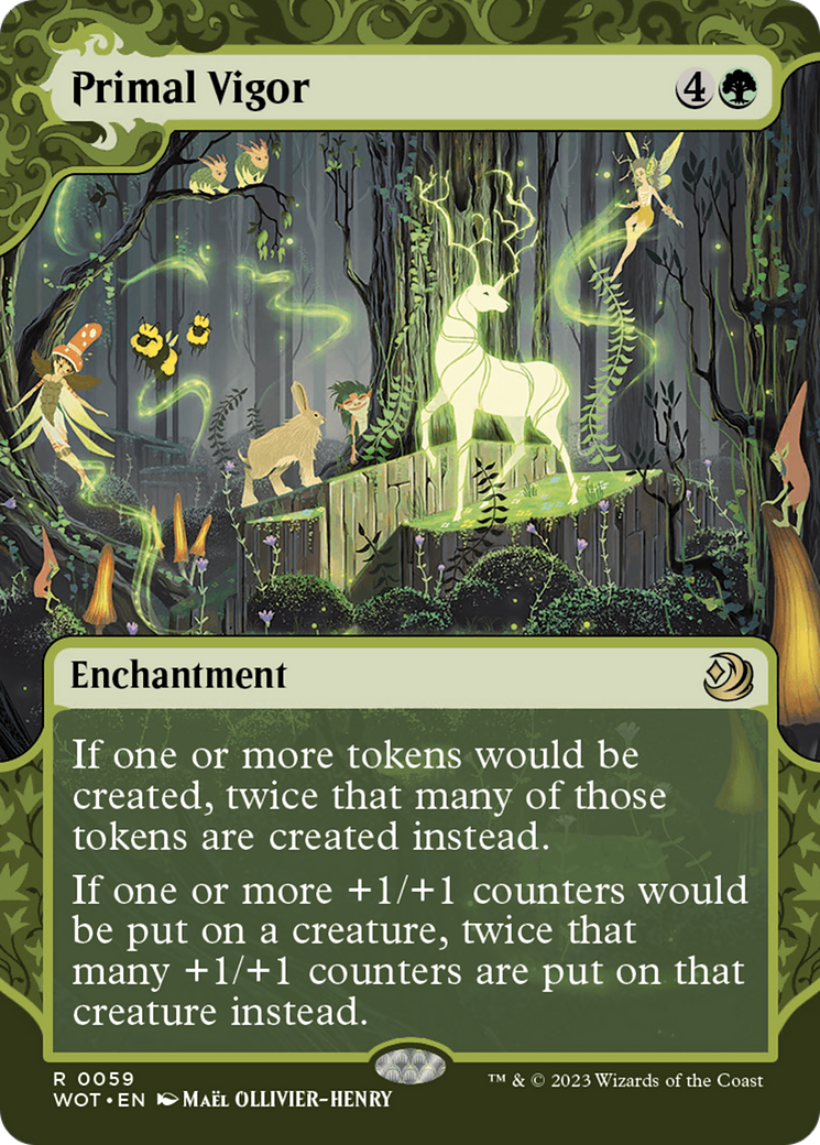 Primal Vigor (WOT-059) - Wilds of Eldraine: Enchanting Tales - Magic The Gathering