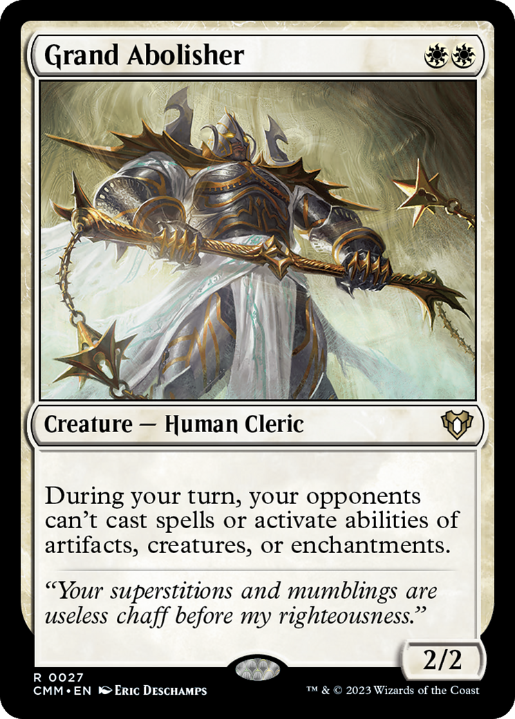 FOIL Grand Abolisher (CMM-027) - Commander Masters - Magic The Gathering