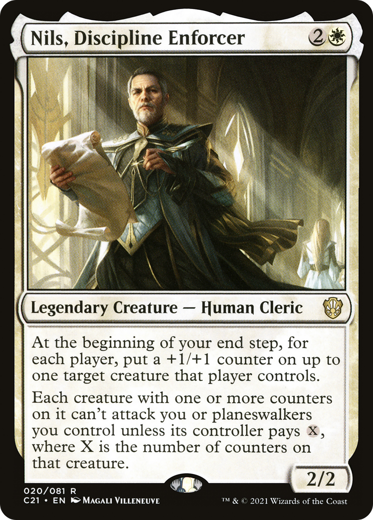 Nils, Discipline Enforcer (C21-020) - Commander 2021 - Magic The Gathering