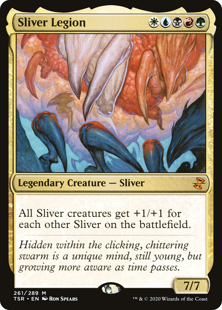 FOIL Sliver Legion (TSR-261) - Time Spiral Remastered - Magic The Gathering