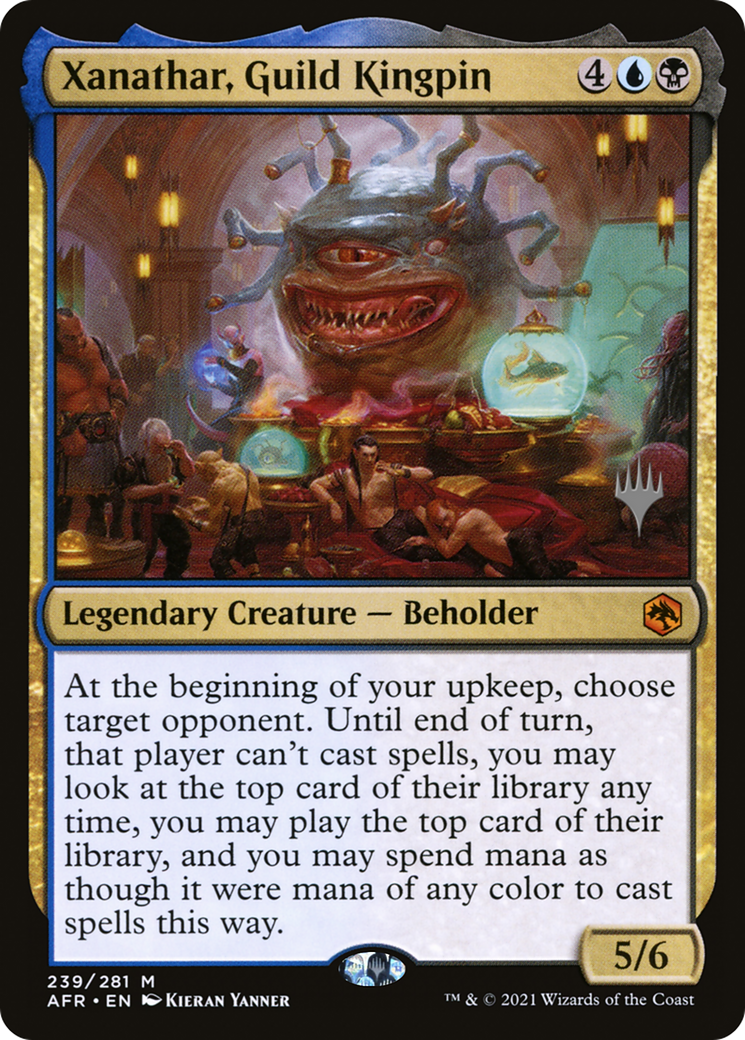 Xanathar, Guild Kingpin (PPAFR-239P) - Adventures in the Forgotten Realms Promos - Magic The Gathering