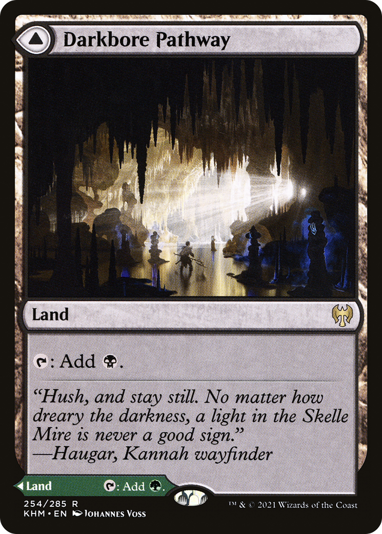 FOIL Darkbore Pathway (KHM-254) - Kaldheim - Magic The Gathering