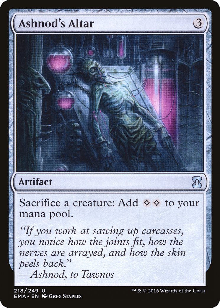 Ashnod's Altar (EMA-218) - Eternal Masters - Magic The Gathering