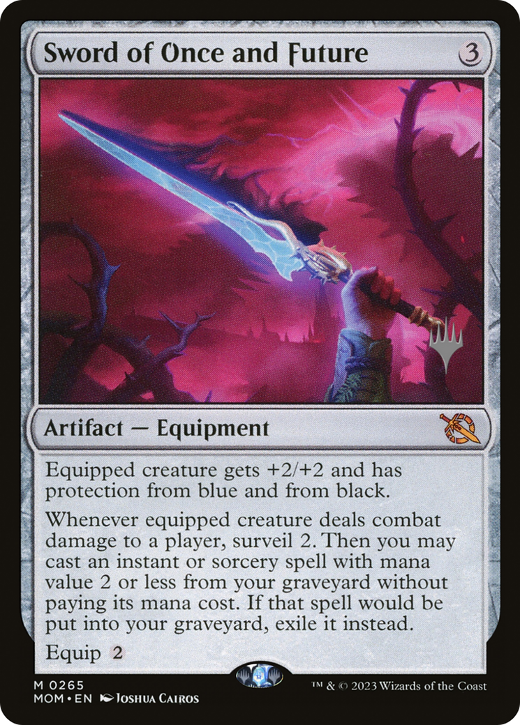 FOIL Sword of Once and Future (PPMOM-265) - March of the Machine Promos - Magic The Gathering