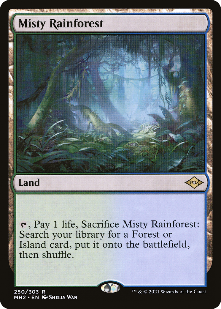 FOIL Misty Rainforest (MH2-250) - Modern Horizons 2 - Magic The Gathering