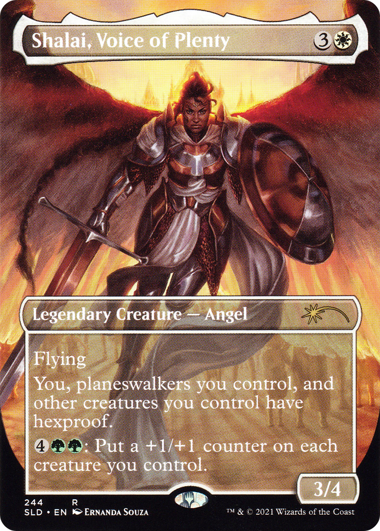 Shalai, Voice of Plenty (SLD-244) - Secret Lair Drop - Magic The Gathering