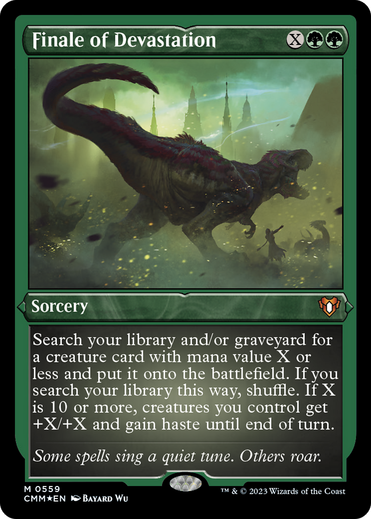 ETCHED FOIL Finale of Devastation (CMM-559) - Commander Masters - Magic The Gathering