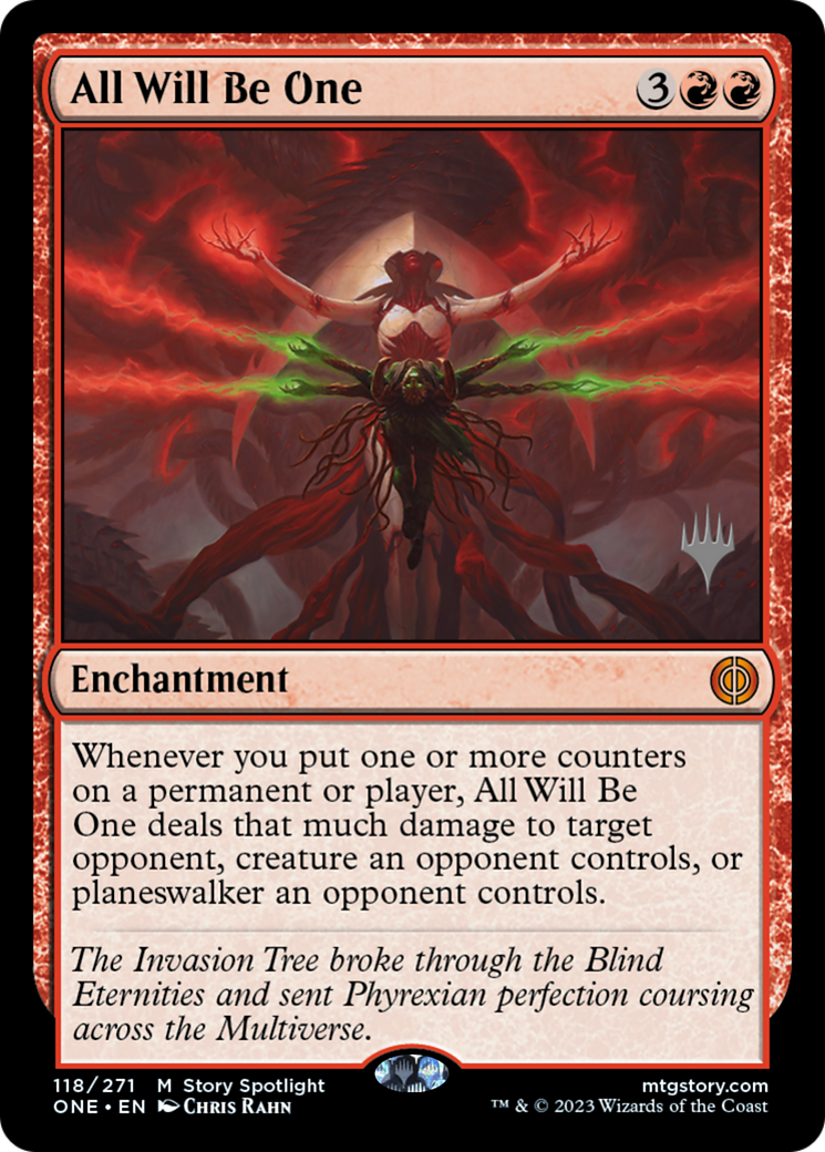 FOIL All Will Be One (PPONE-118P) - Phyrexia: All Will Be One Promos - Magic The Gathering