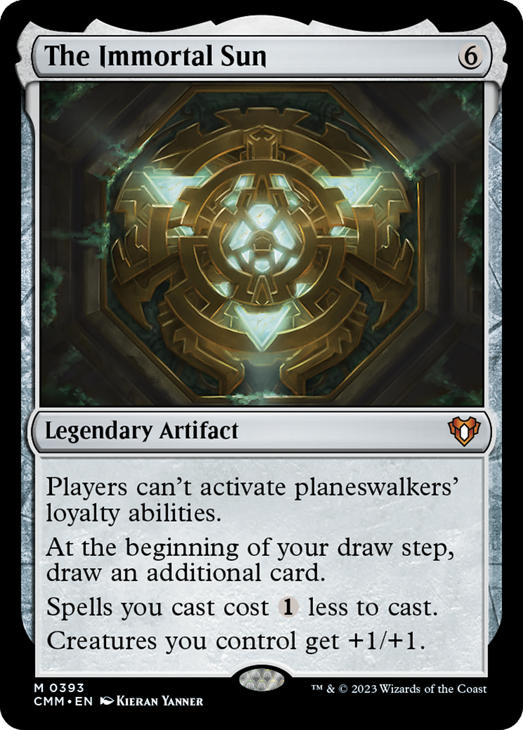 FOIL The Immortal Sun (CMM-393) - Commander Masters - Magic The Gathering