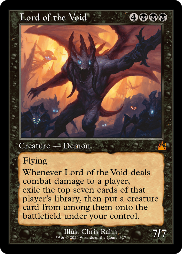 FOIL Lord of the Void (Retro Frame) (RVR-327) - Ravnica Remastered - Magic The Gathering