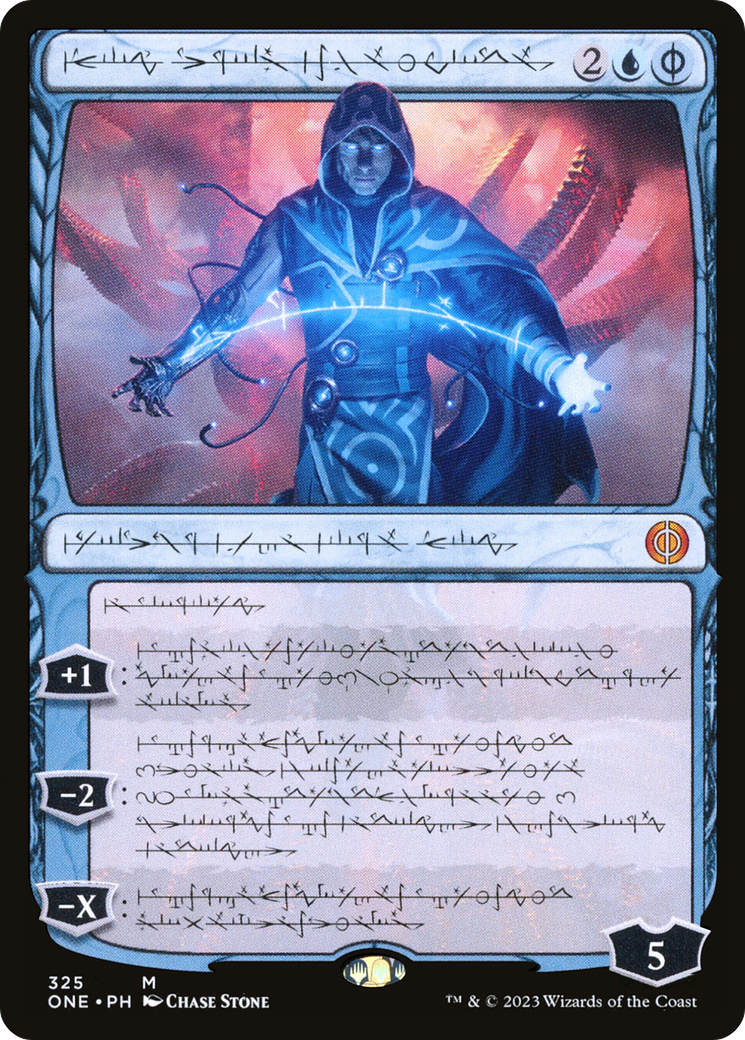 Jace, the Perfected Mind (Phyrexian) (ONE-325) - Phyrexia: All Will Be One - Magic The Gathering
