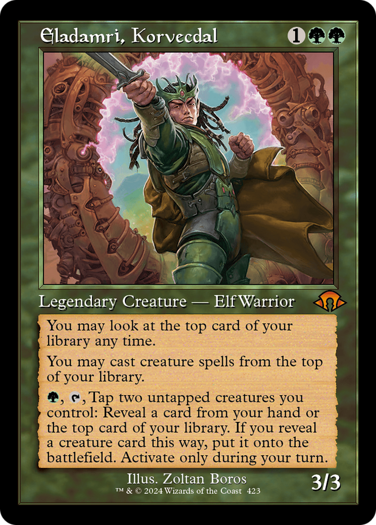 Eladamri, Korvecdal (Retro Frame) (MH3-423) - Modern Horizons 3 - Magic The Gathering