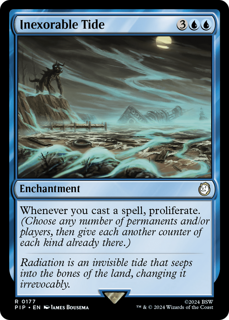 FOIL Inexorable Tide (PIP-177) - Fallout - Magic The Gathering
