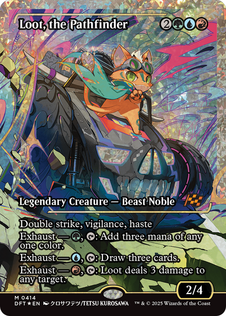 FOIL Loot, the Pathfinder (DFT-414) - Aetherdrift - Magic The Gathering