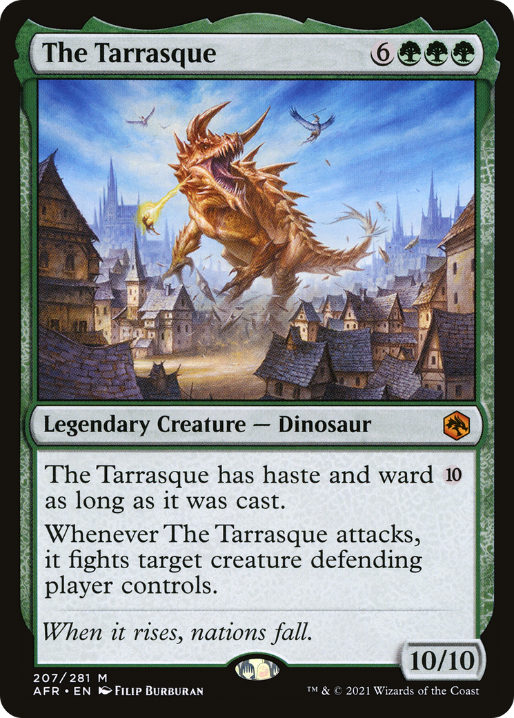 FOIL The Tarrasque (AFR-207) - Adventures in the Forgotten Realms - Magic The Gathering