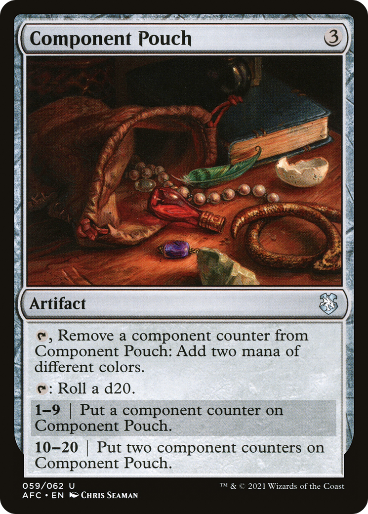 Component Pouch (AFC-059) - Forgotten Realms Commander - Magic The Gathering