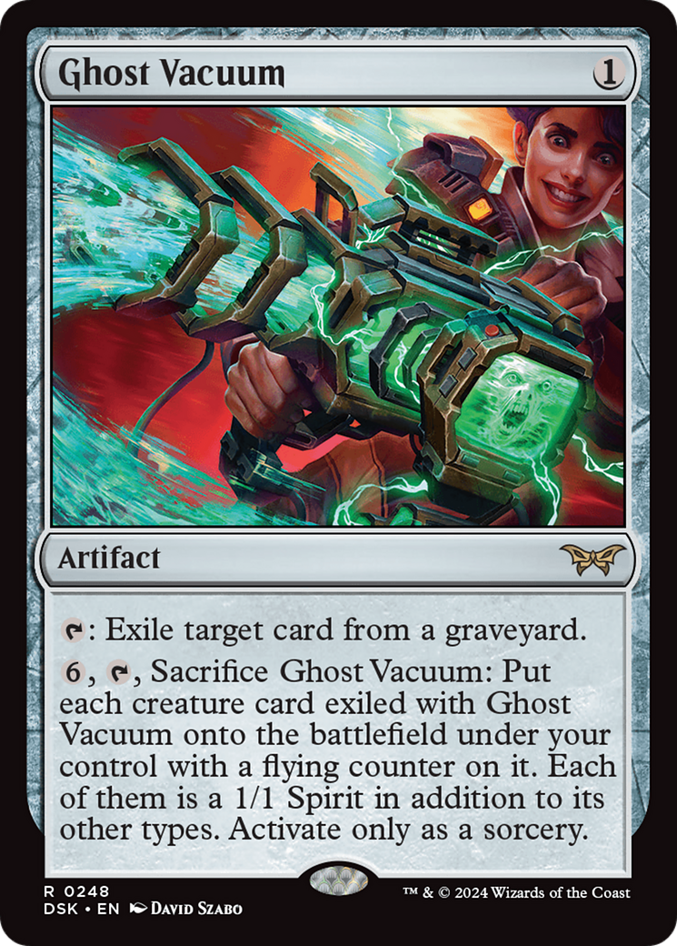 FOIL Ghost Vacuum (DSK-248) - Duskmourn: House of Horror - Magic The Gathering