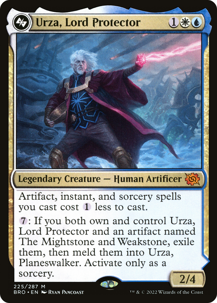Urza, Lord Protector (BRO-225) - The Brothers' War - Magic The Gathering