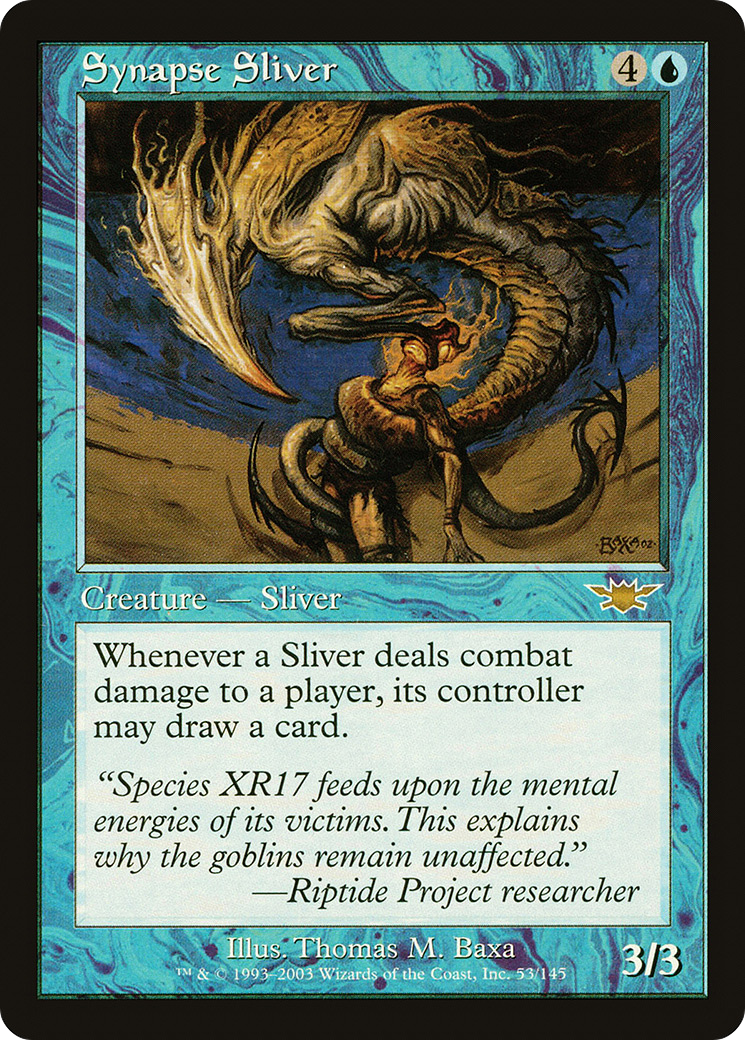 FOIL Synapse Sliver (LGN-053) - Legions - Magic The Gathering
