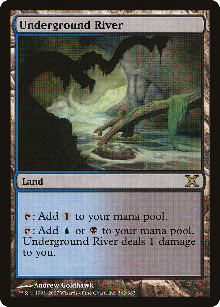 Underground River (10E-362) - Tenth Edition - Magic The Gathering