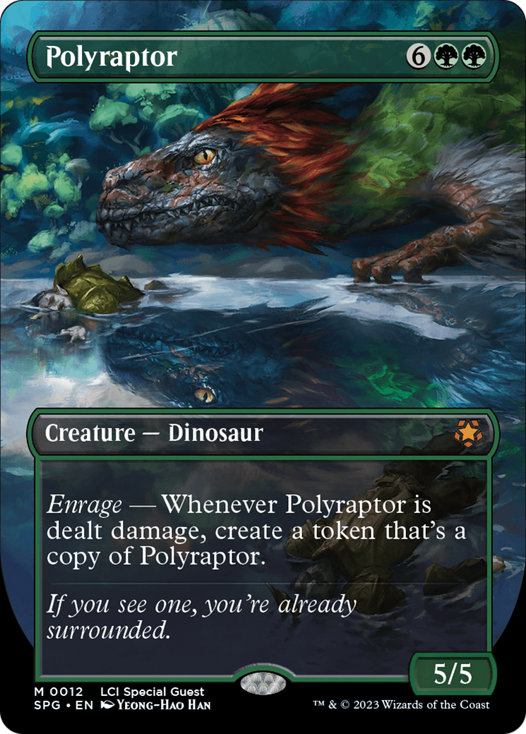 FOIL Polyraptor (Borderless) (SPG-012) - Special Guests - Magic The Gathering