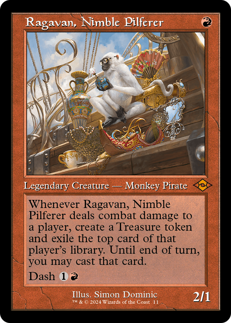 FOIL Ragavan, Nimble Pilferer (Retro Frame) (MH2-011) - Modern Horizons 2 Timeshifts - Magic The Gathering