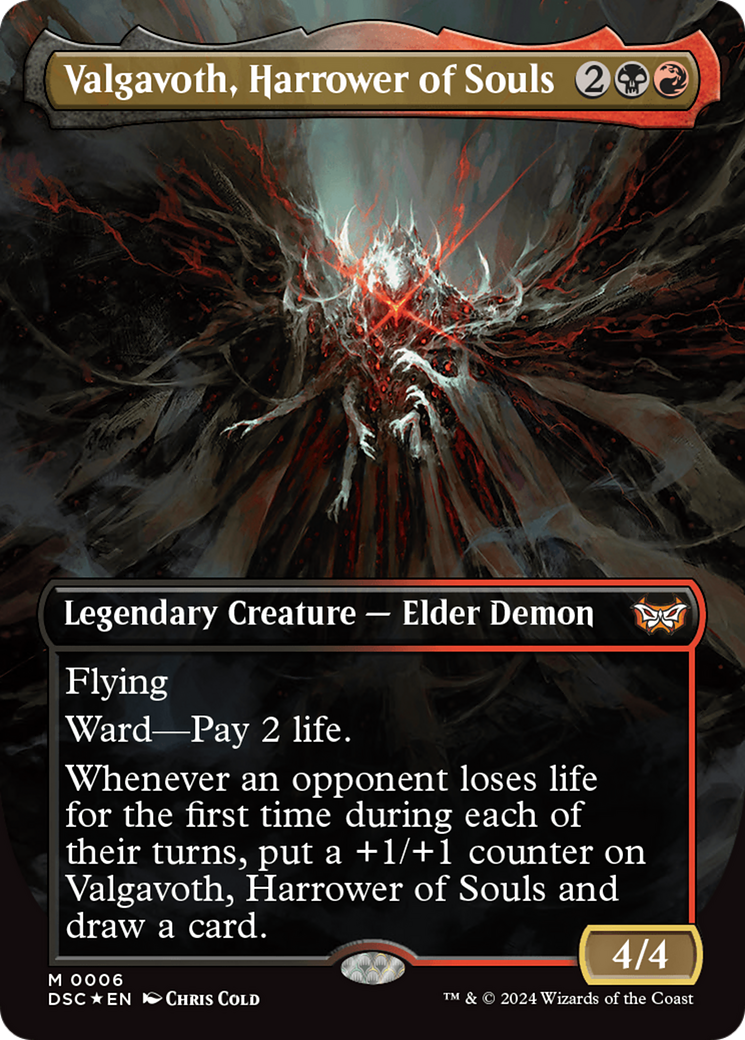 Valgavoth, Harrower of Souls (DSC-006) - Duskmourn: House of Horror Commander - Magic The Gathering