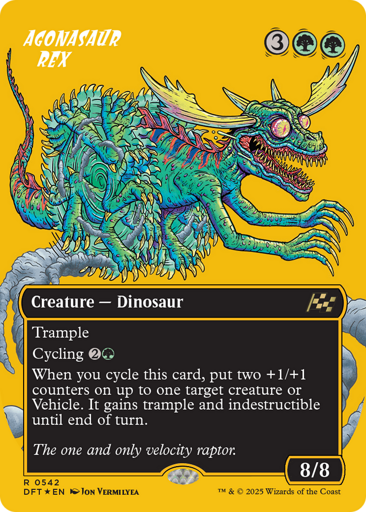 FOIL Agonasaur Rex (DFT-542) - Aetherdrift - Magic The Gathering