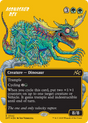 FOIL Agonasaur Rex (Borderless) (First-Place Foil) (DFT-542) - Aetherdrift (Borderless) - Magic The Gathering