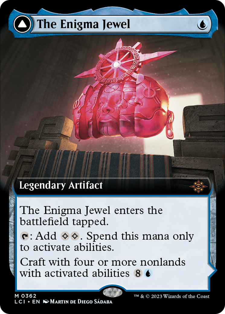 The Enigma Jewel (Extended Art) (LCI-362) - The Lost Caverns of Ixalan - Magic The Gathering