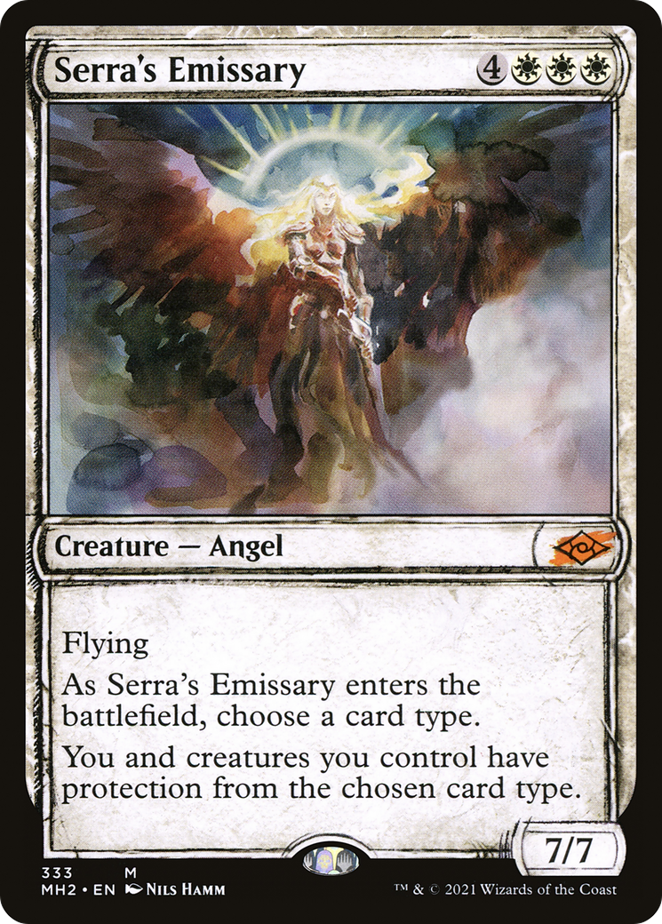 Serra's Emissary (Showcase) (MH2-333) - Modern Horizons 2 - Magic The Gathering