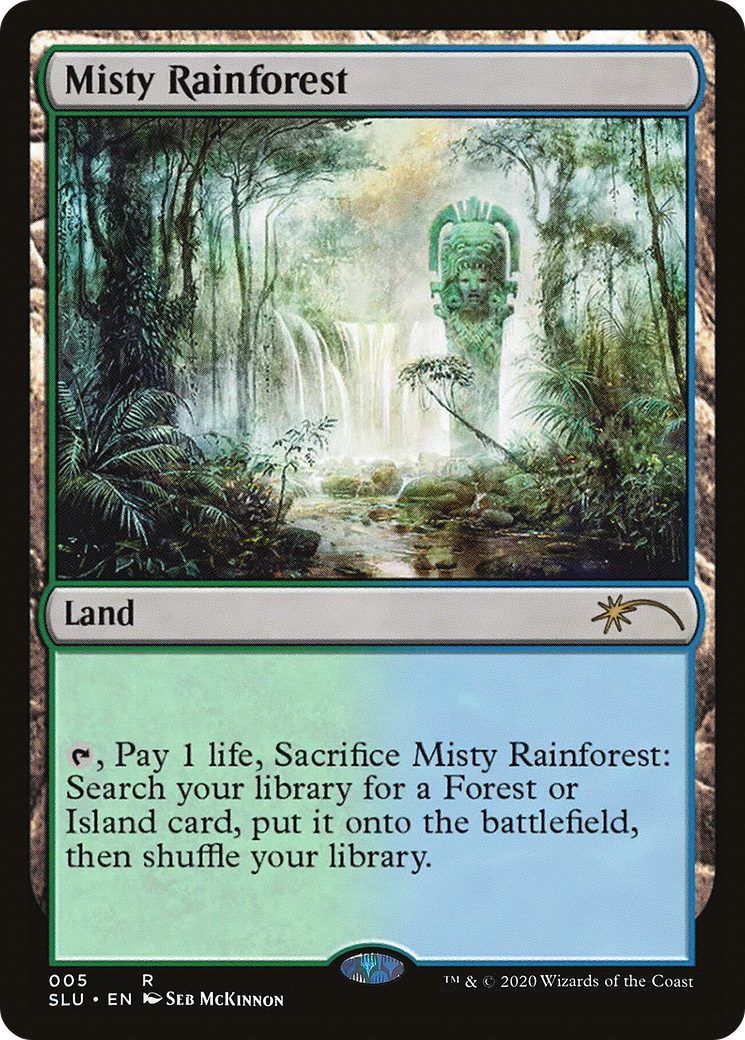 Misty Rainforest (SLU-005) - Secret Lair: Ultimate Edition - Magic The Gathering