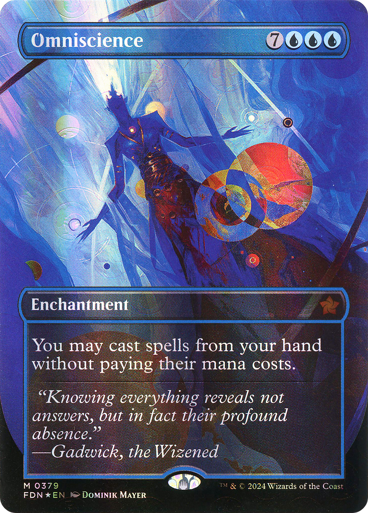 FOIL Omniscience (FDN-379) - Foundations - Magic The Gathering