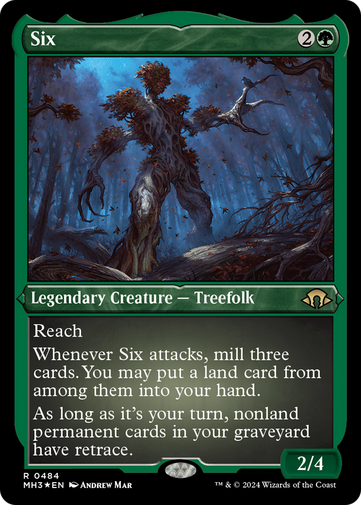 FOIL Six (MH3-484) - Modern Horizons 3 - Magic The Gathering