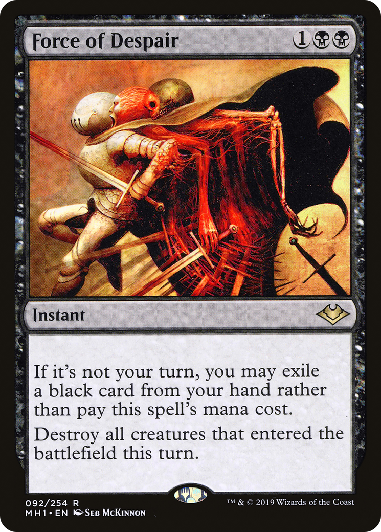 FOIL Force of Despair (MH1-092) - Modern Horizons - Magic The Gathering