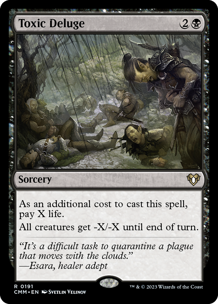 Toxic Deluge (CMM-191) - Commander Masters - Magic The Gathering