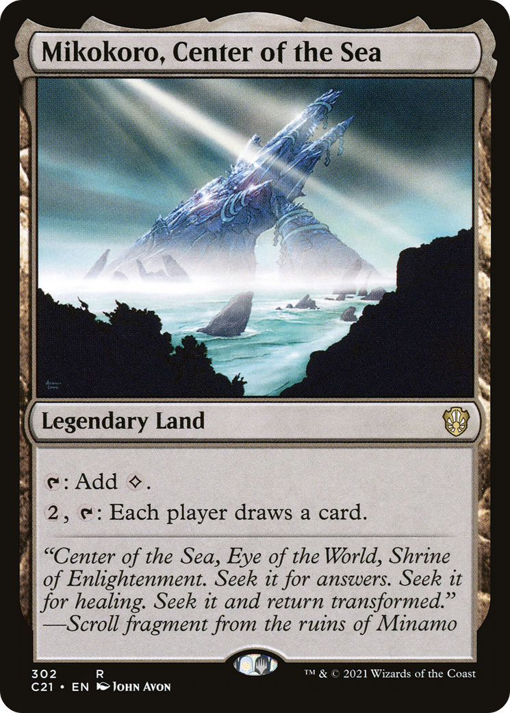 Mikokoro, Center of the Sea (C21-302) - Commander 2021 - Magic The Gathering