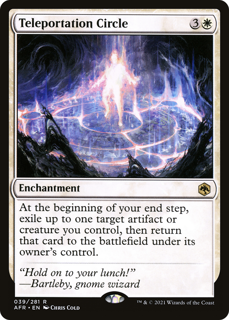Teleportation Circle (AFR-039) - Adventures in the Forgotten Realms - Magic The Gathering