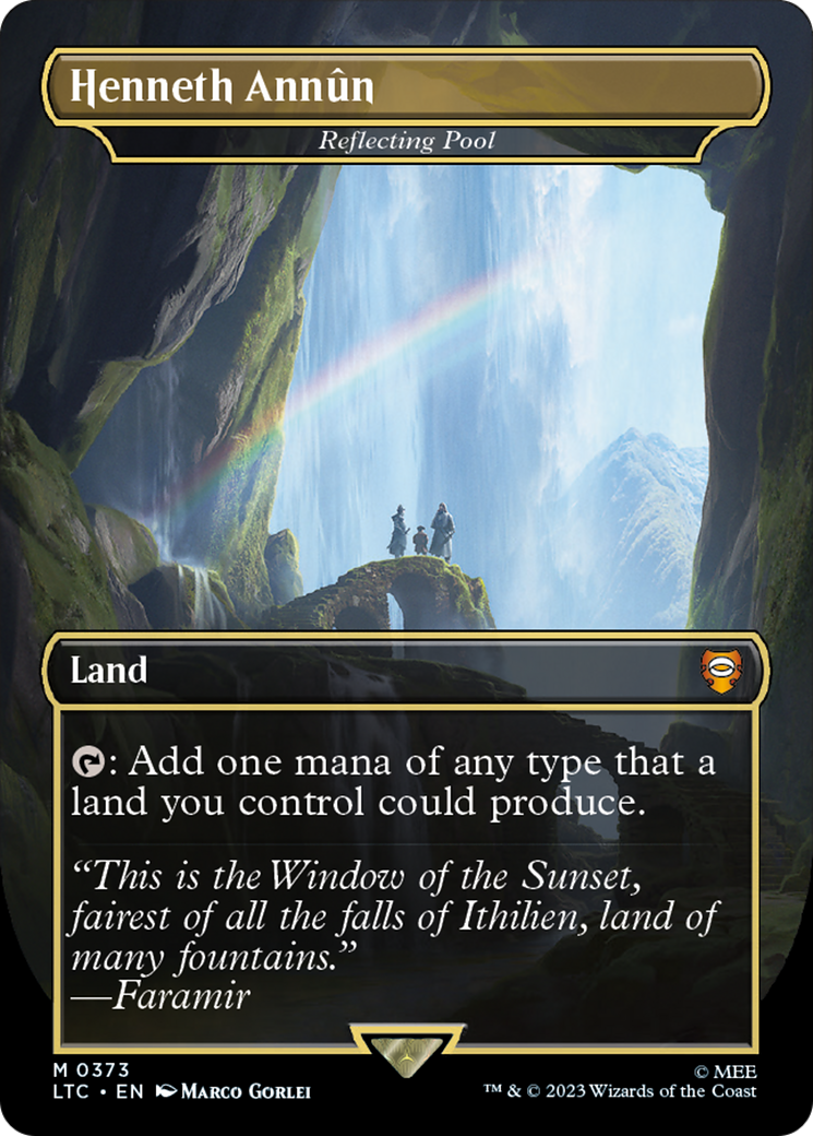 Henneth Annun - Reflecting Pool (LTC-373) - Tales of Middle-earth Commander - Magic The Gathering