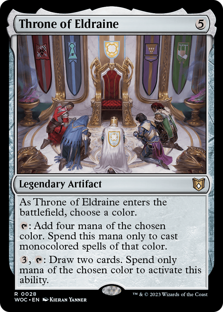 Throne of Eldraine (WOC-028) - Wilds of Eldraine Commander - Magic The Gathering