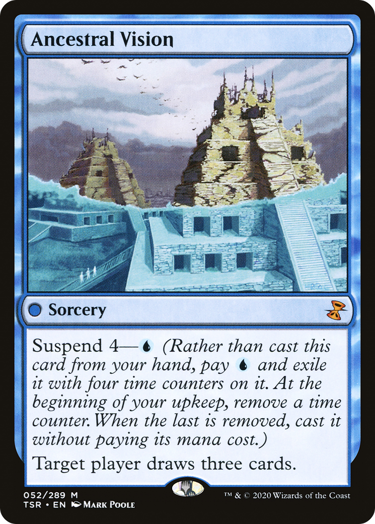 FOIL Ancestral Vision (TSR-052) - Time Spiral Remastered - Magic The Gathering