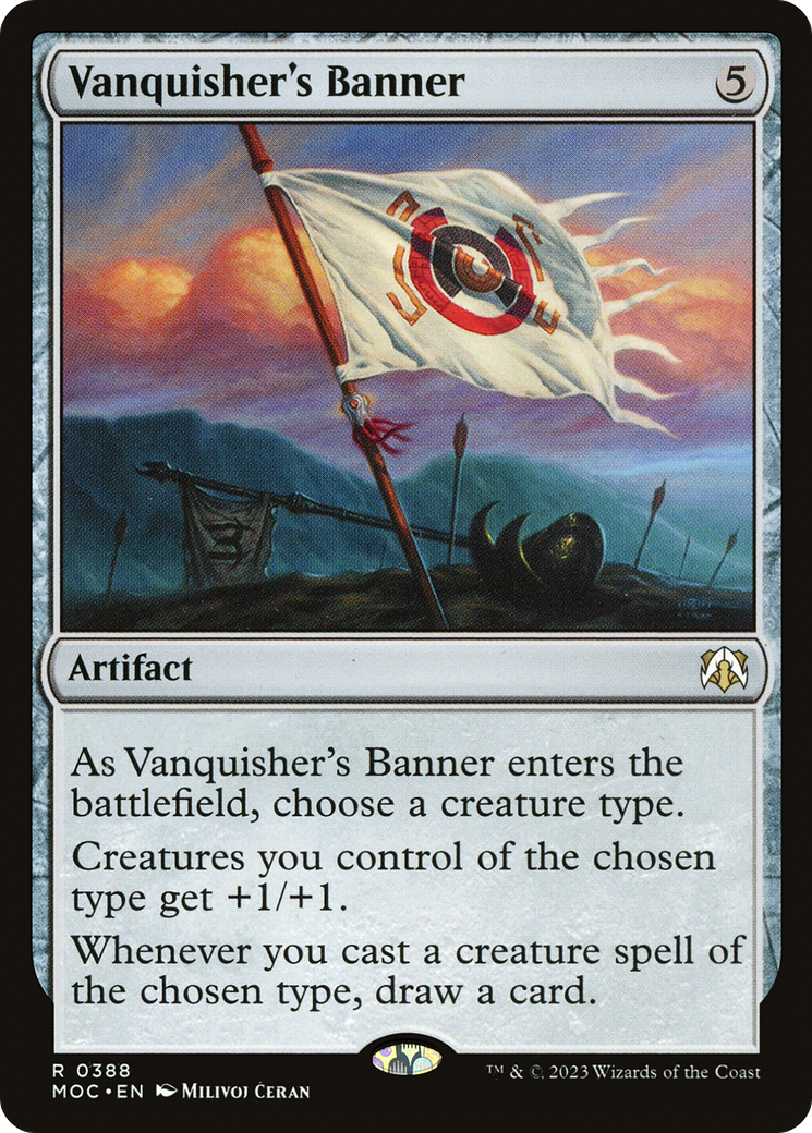 Vanquisher's Banner (MOC-388) - March of the Machine Commander - Magic The Gathering