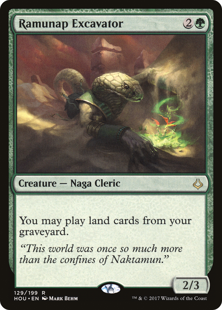 Ramunap Excavator (HOU-129) - Hour of Devastation - Magic The Gathering