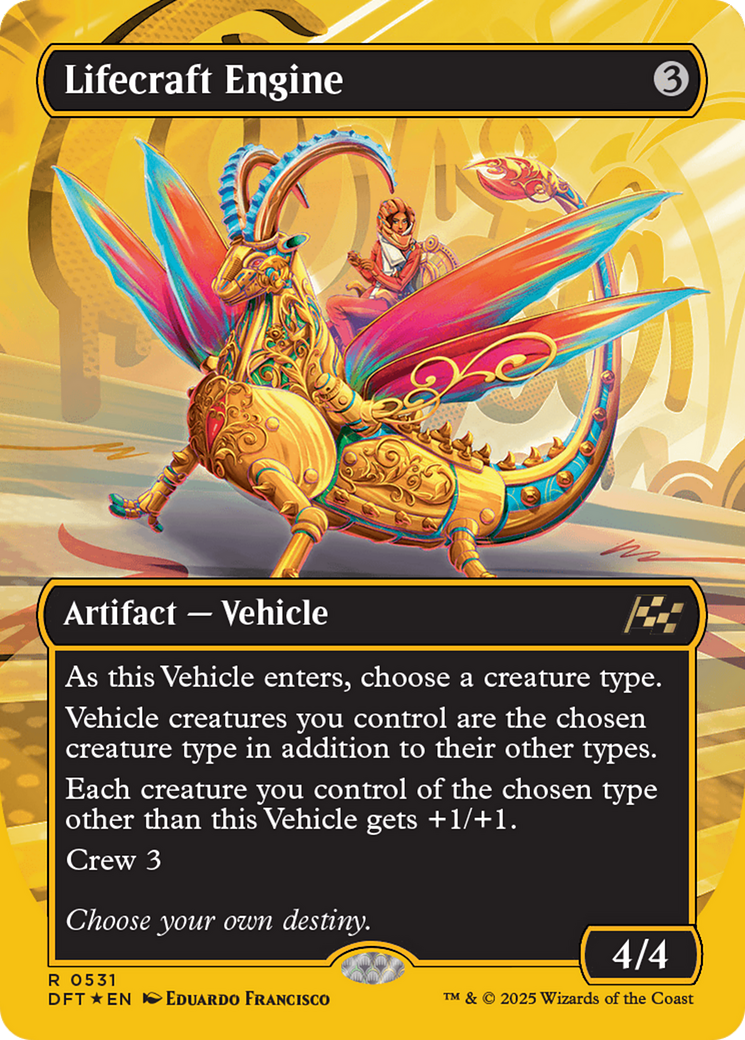 FOIL Lifecraft Engine (DFT-531) - Aetherdrift - Magic The Gathering
