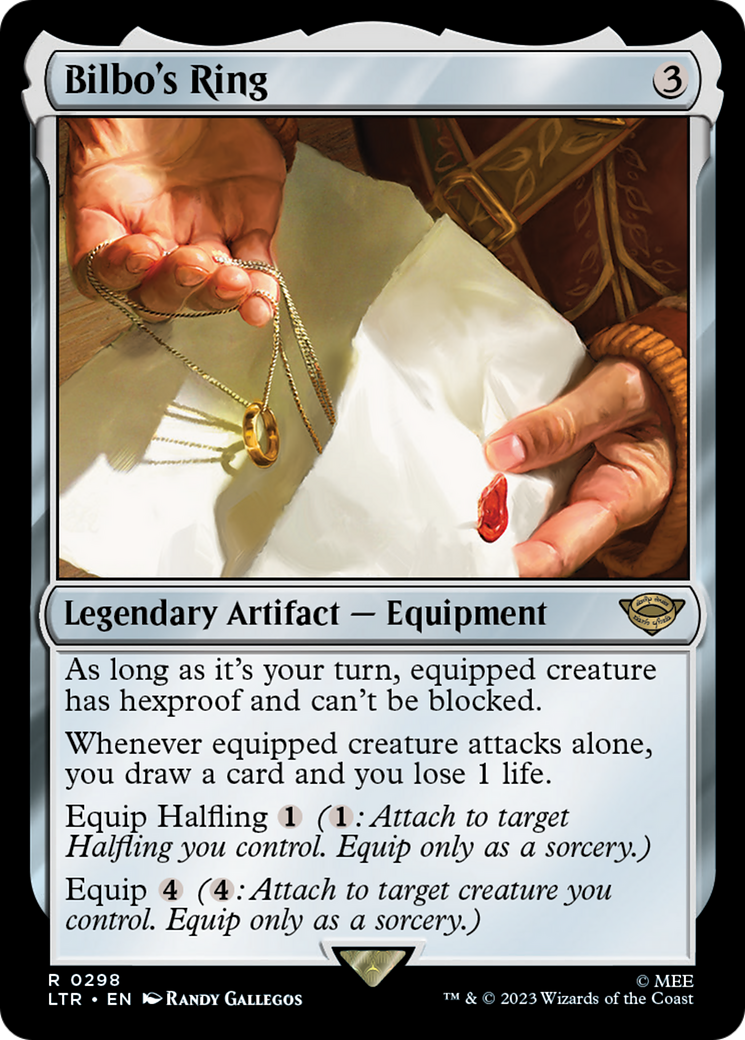 Bilbo's Ring (LTR-298) - The Lord of the Rings: Tales of Middle-earth - Magic The Gathering