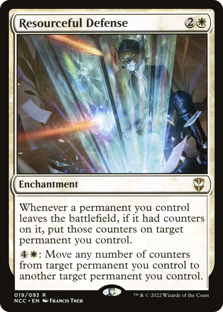 Resourceful Defense (NCC-019) - New Capenna Commander - Magic The Gathering