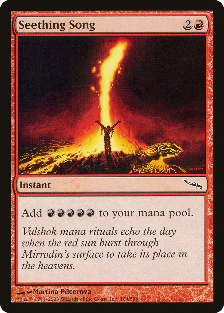 Seething Song (MRD-104) - Mirrodin - Magic The Gathering