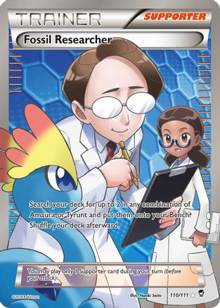 Fossil Researcher (110 Full Art) 110/111 - Furious Fists Holofoil